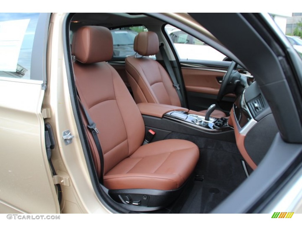 Cinnamon Brown Interior 2013 BMW 5 Series 528i Sedan Photo #84180999