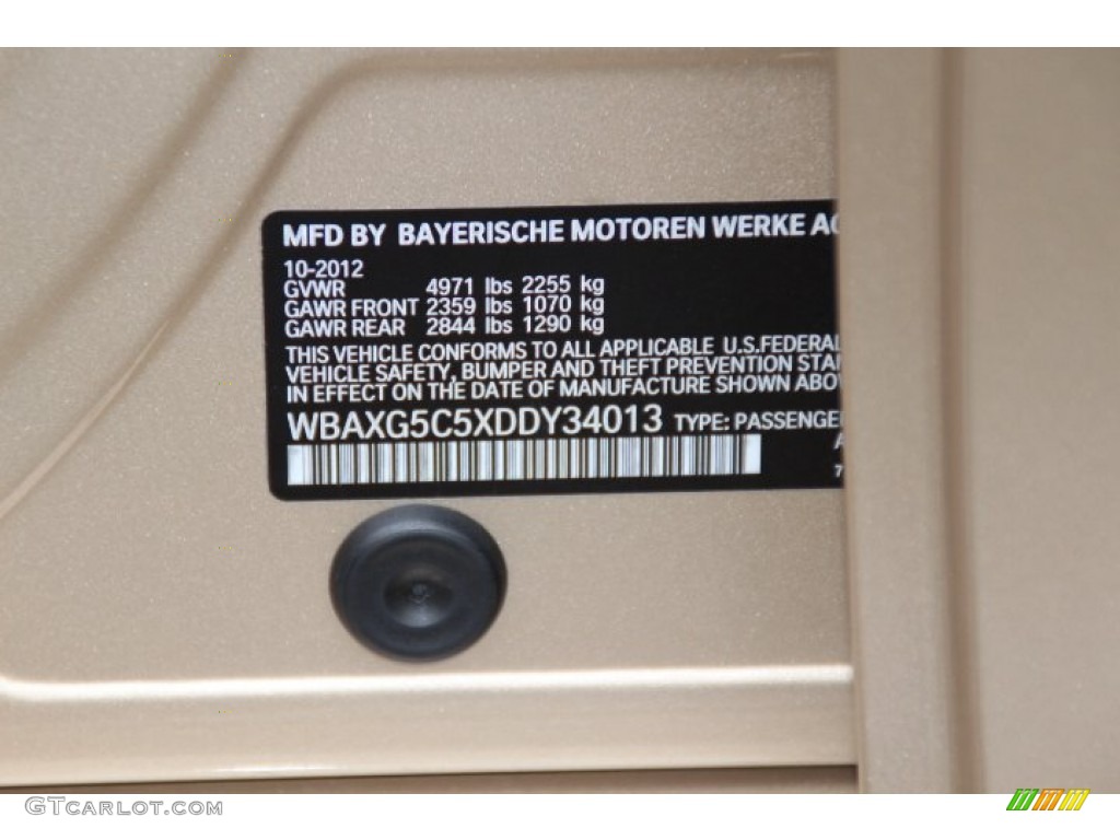 2013 5 Series 528i Sedan - Milano Beige Metallic / Cinnamon Brown photo #34