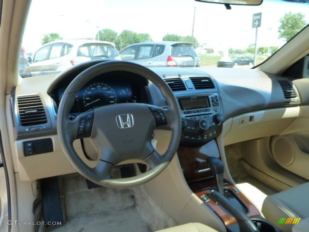 2007 Accord EX-L Sedan - Desert Mist Metallic / Ivory photo #12