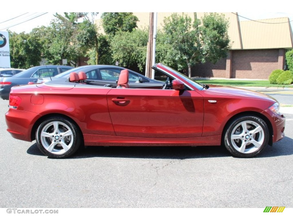 Vermilion Red Metallic 2013 BMW 1 Series 128i Convertible Exterior Photo #84182250