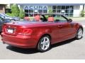 2013 Vermilion Red Metallic BMW 1 Series 128i Convertible  photo #5