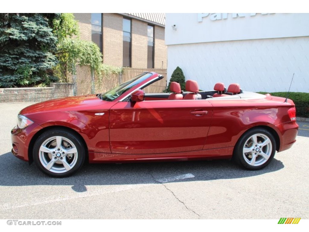Vermilion Red Metallic 2013 BMW 1 Series 128i Convertible Exterior Photo #84182322