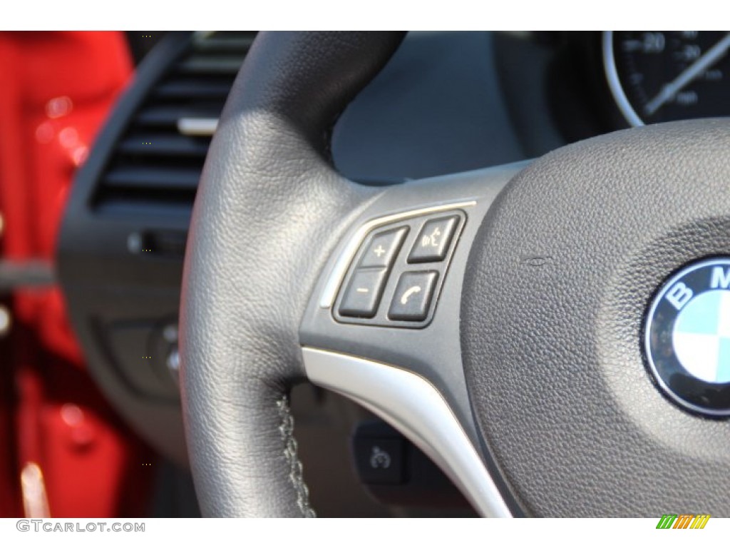 2013 1 Series 128i Convertible - Vermilion Red Metallic / Coral Red photo #17