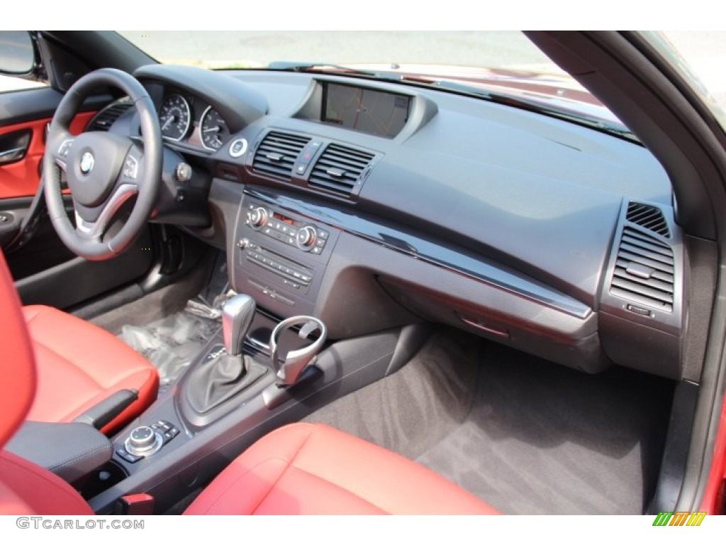 2013 1 Series 128i Convertible - Vermilion Red Metallic / Coral Red photo #24