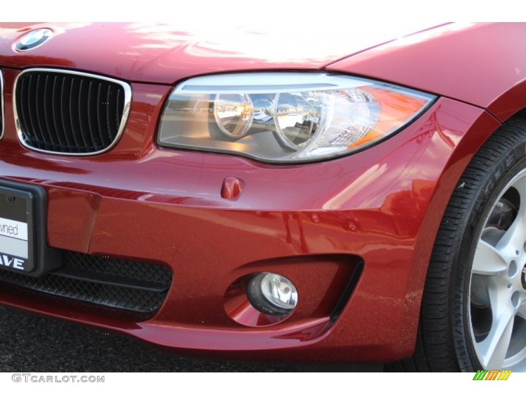 2013 1 Series 128i Convertible - Vermilion Red Metallic / Coral Red photo #28