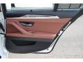 Cinnamon Brown 2013 BMW 5 Series 528i Sedan Door Panel