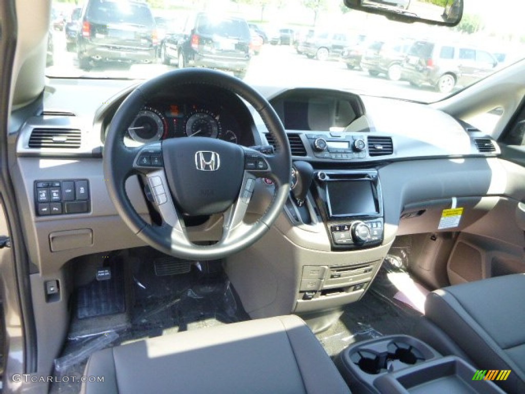 Truffle Interior 2014 Honda Odyssey Touring Elite Photo #84183729