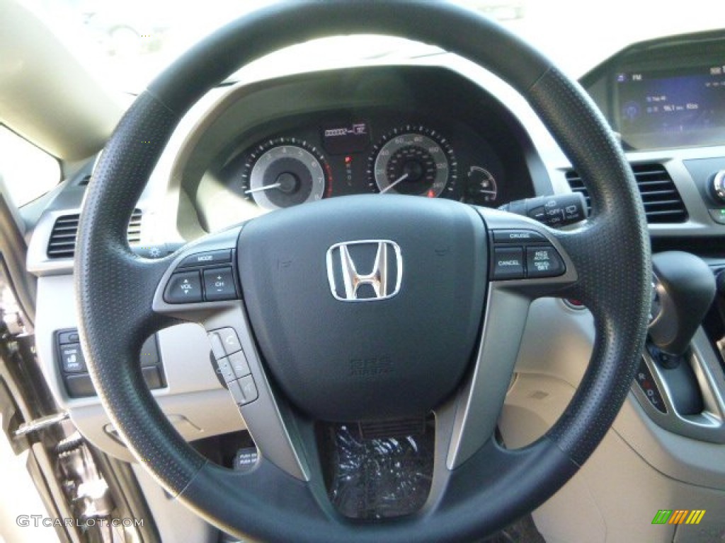 2014 Honda Odyssey EX Gray Steering Wheel Photo #84184032
