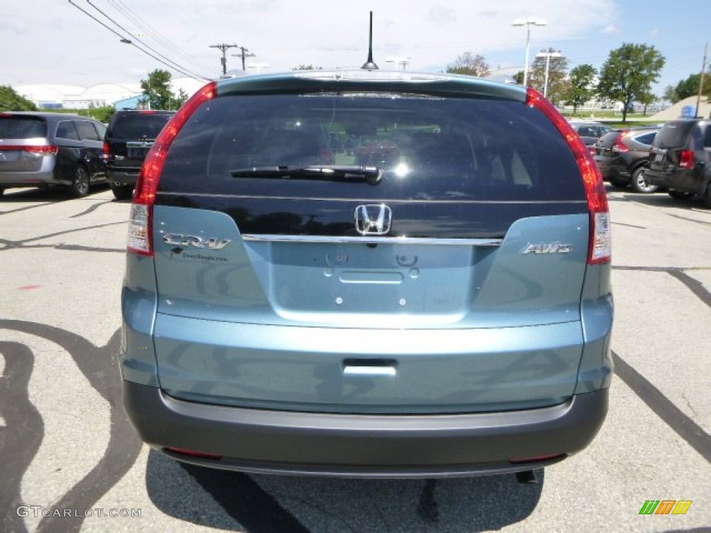 2013 CR-V EX-L AWD - Mountain Air Metallic / Beige photo #4