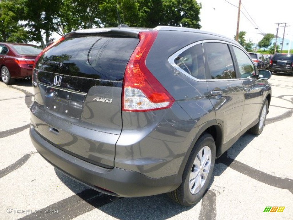 2013 CR-V EX-L AWD - Polished Metal Metallic / Gray photo #3