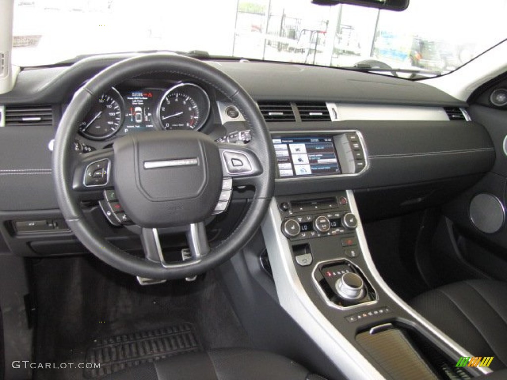 2012 Land Rover Range Rover Evoque Coupe Dynamic Dynamic Ebony/Cirrus Dashboard Photo #84187221