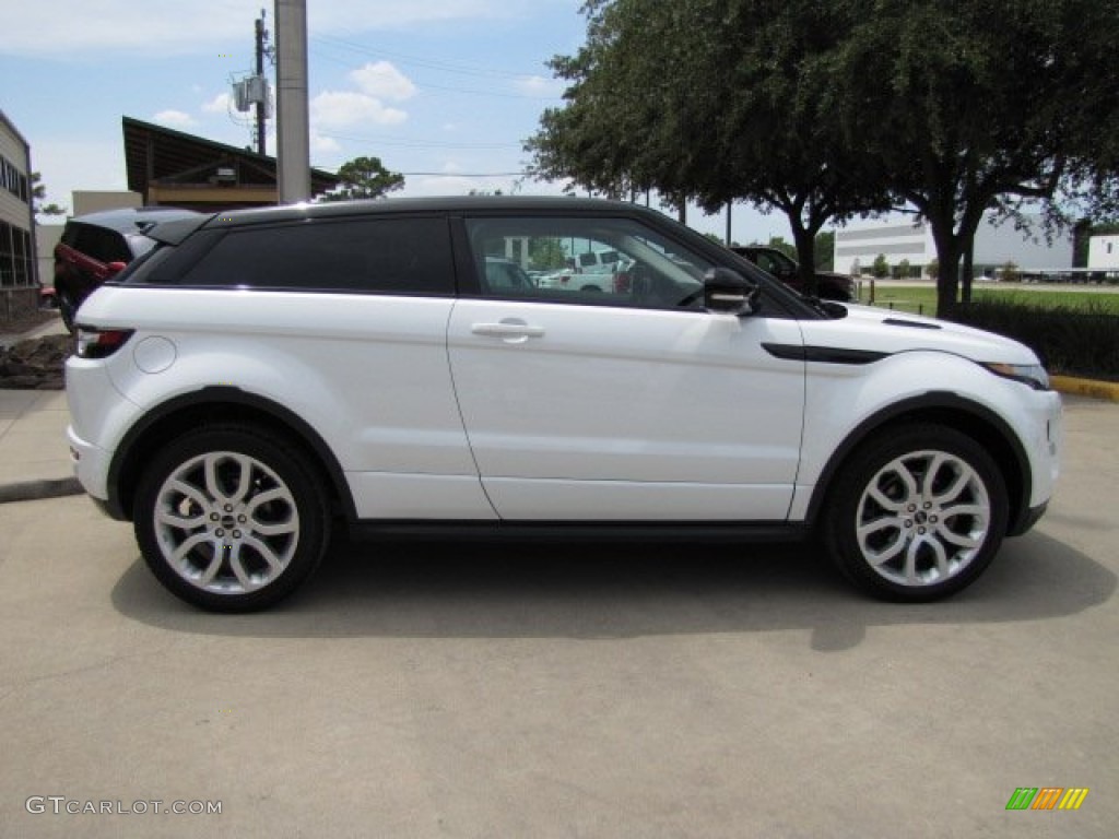 Fuji White 2012 Land Rover Range Rover Evoque Coupe Dynamic Exterior Photo #84187305