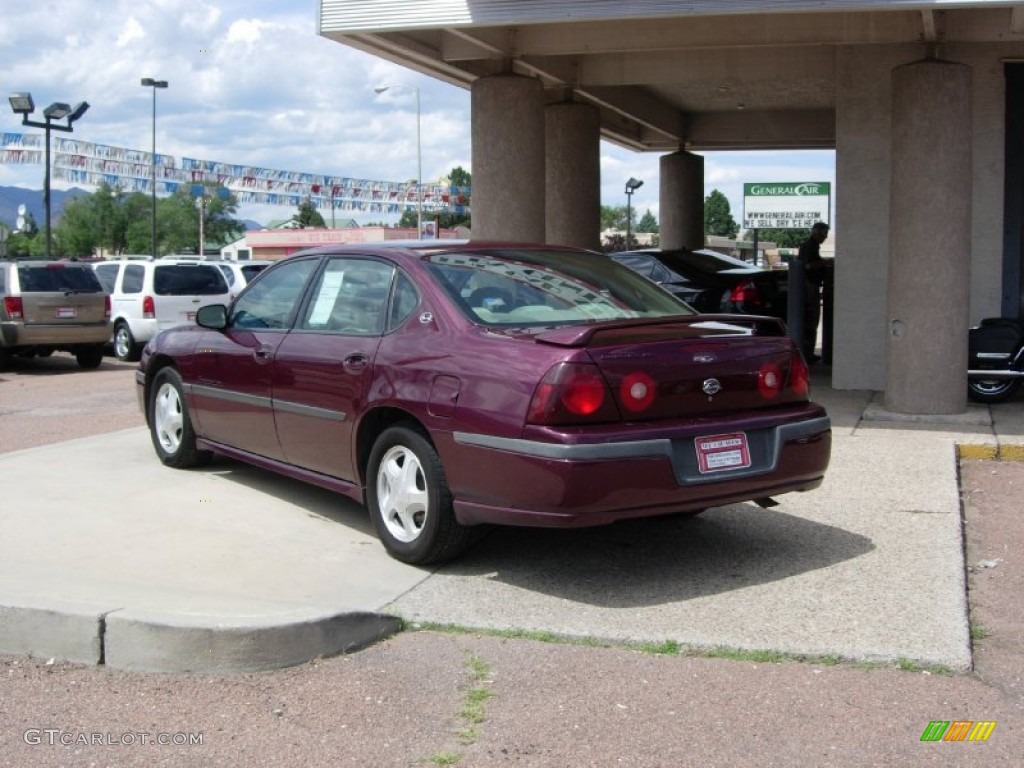 2003 Impala LS - Berry Red Metallic / Medium Gray photo #9