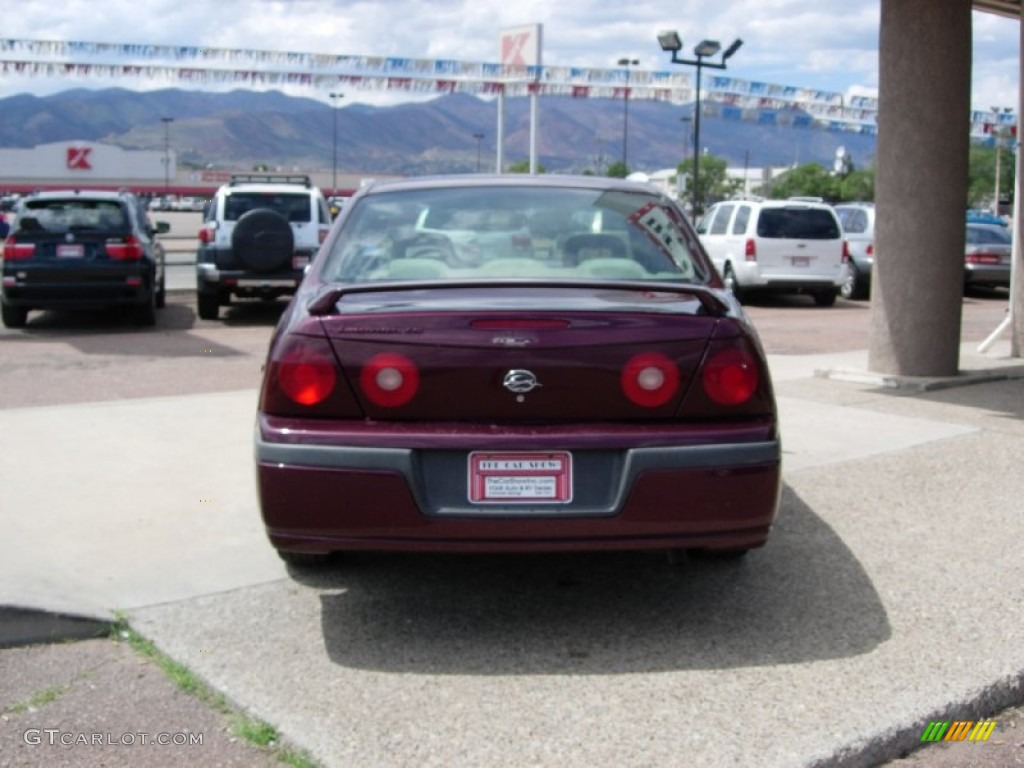 2003 Impala LS - Berry Red Metallic / Medium Gray photo #10