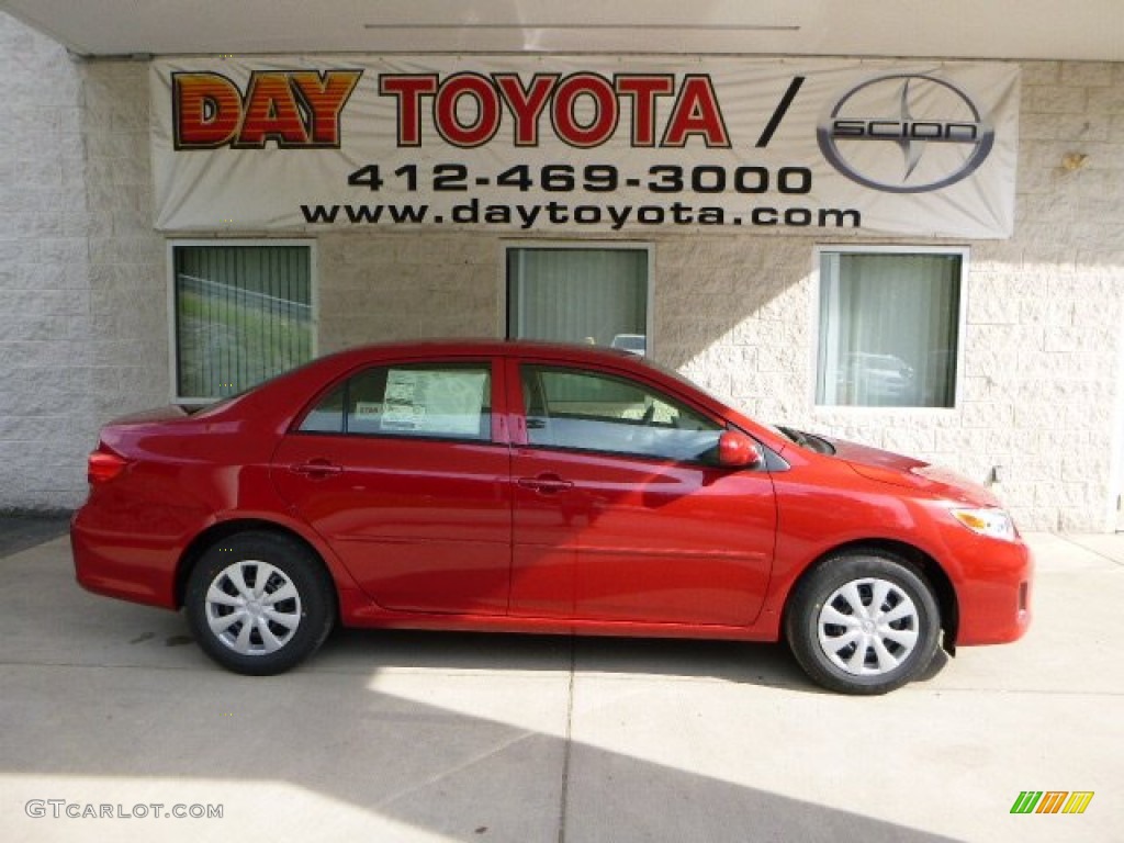 Barcelona Red Metallic Toyota Corolla