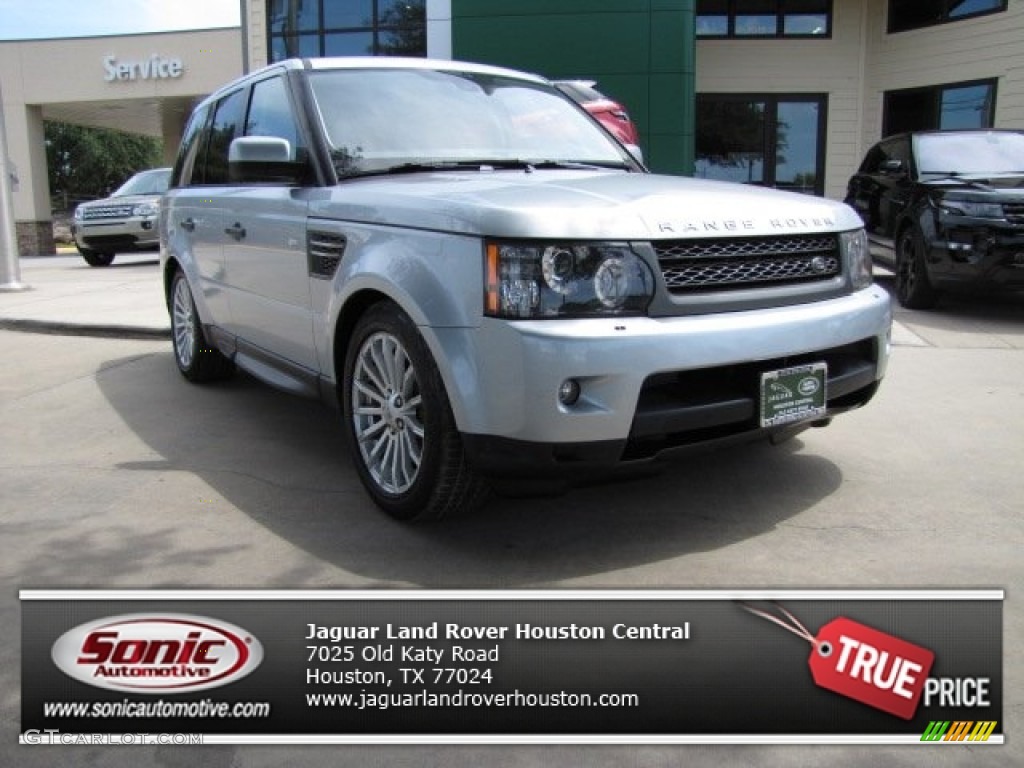 2010 Range Rover Sport HSE - Zermatt Silver / Ebony/Lunar Stitching photo #1