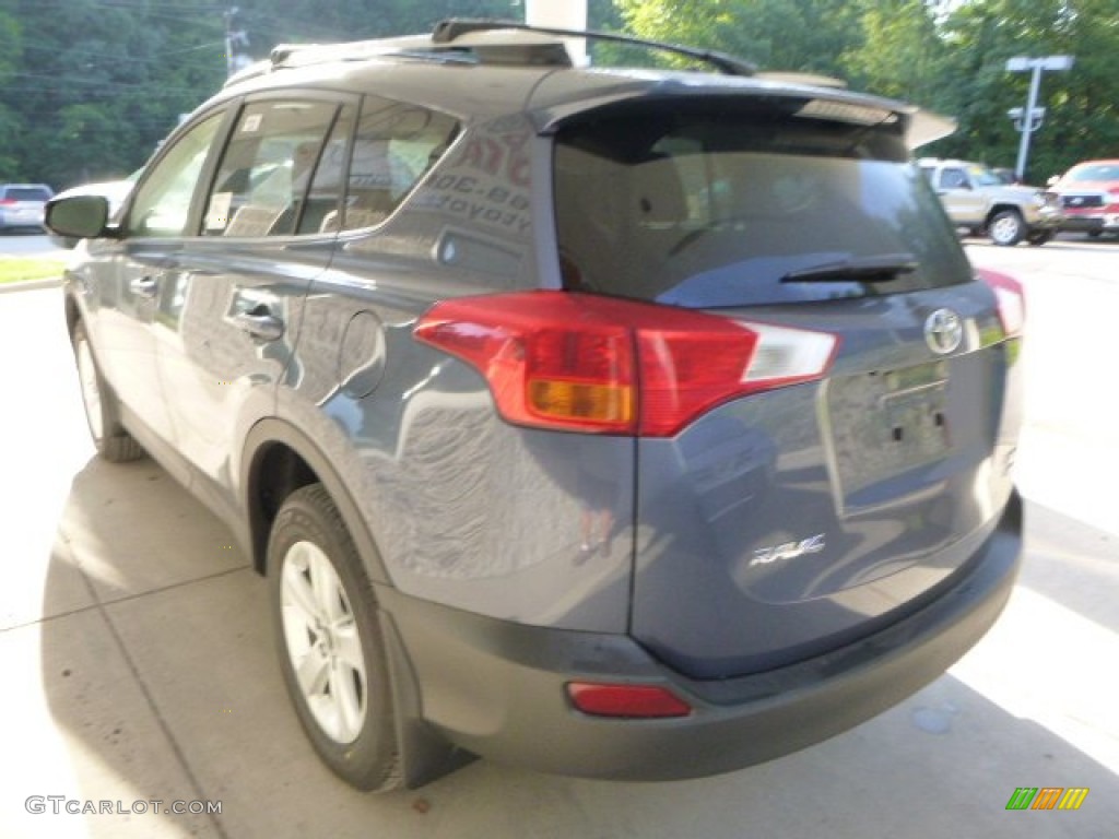 2013 RAV4 XLE AWD - Shoreline Blue Pearl / Ash photo #4