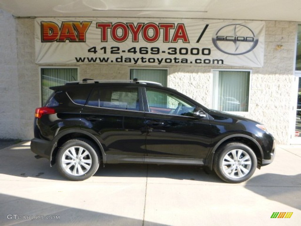 2013 RAV4 Limited AWD - Black / Terracotta photo #1