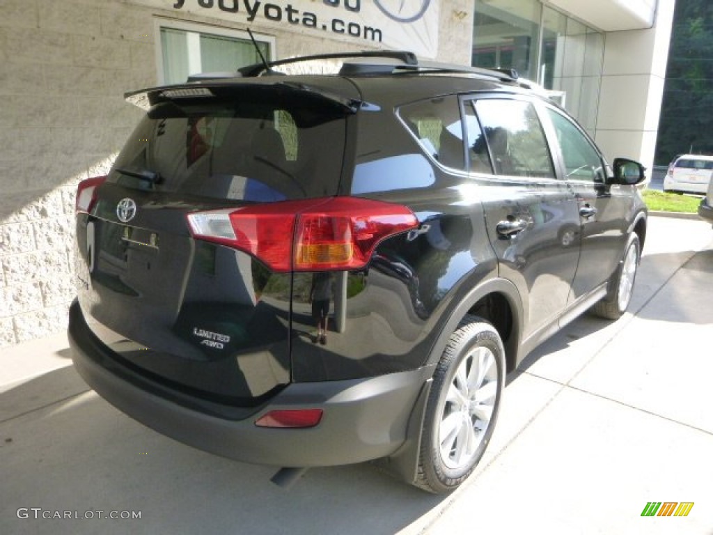 2013 RAV4 Limited AWD - Black / Terracotta photo #2