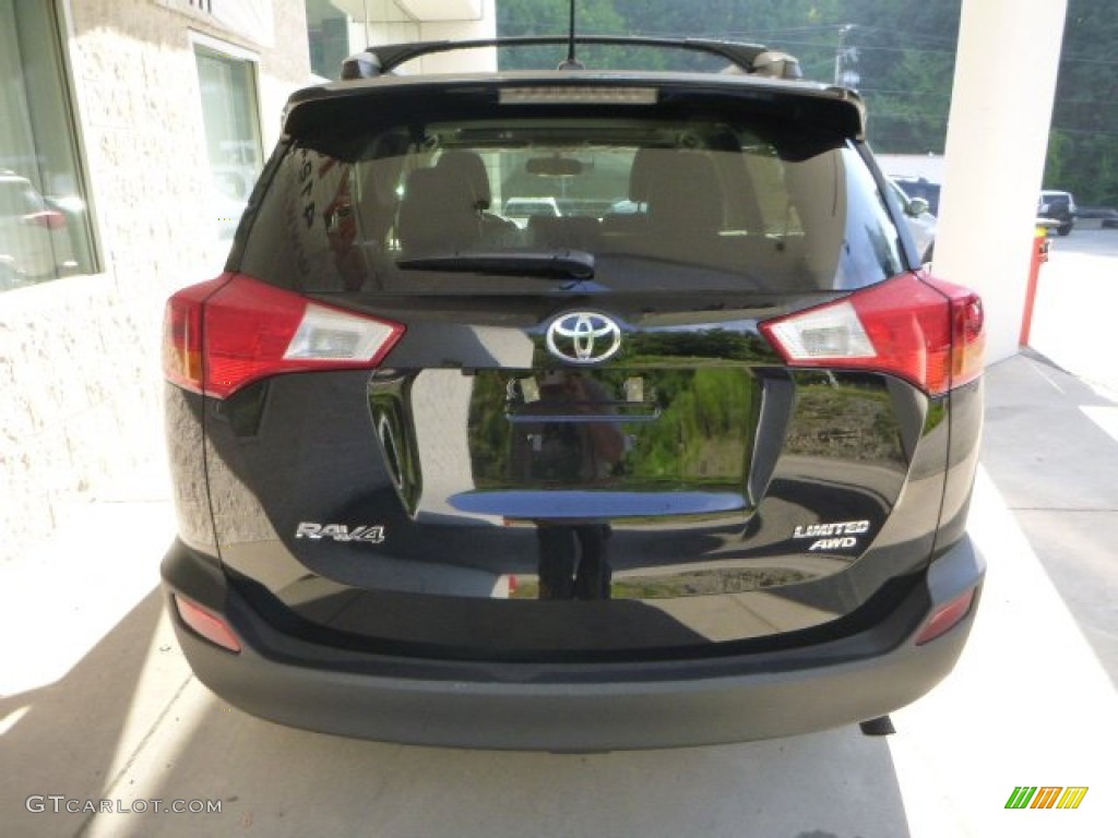 2013 RAV4 Limited AWD - Black / Terracotta photo #3
