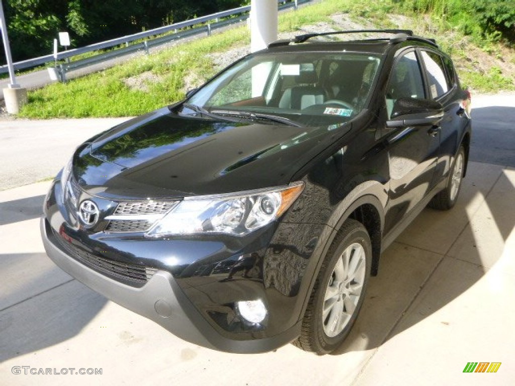 2013 RAV4 Limited AWD - Black / Terracotta photo #5