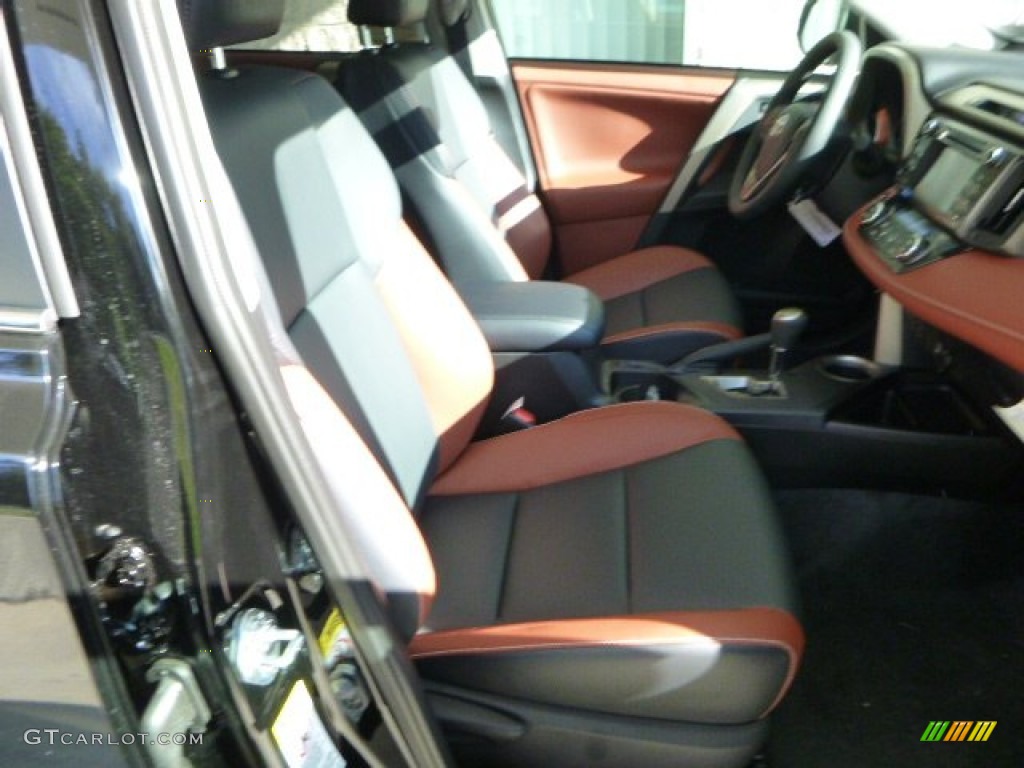 2013 RAV4 Limited AWD - Black / Terracotta photo #9