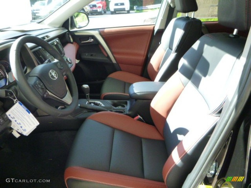 2013 RAV4 Limited AWD - Black / Terracotta photo #12