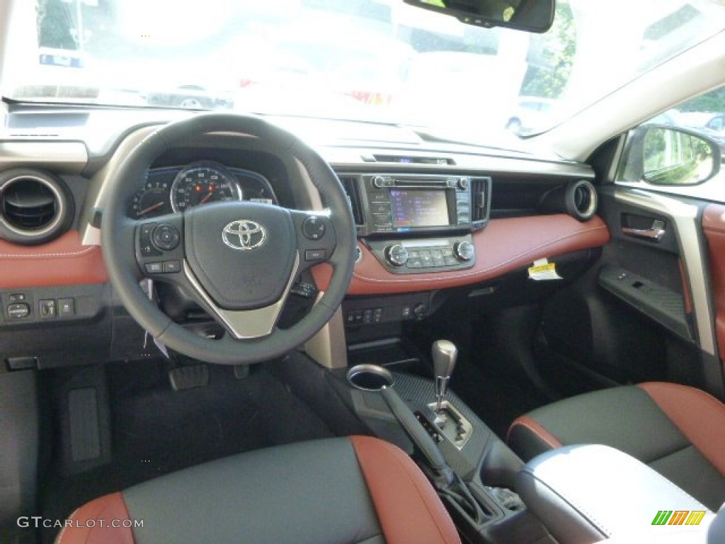 2013 RAV4 Limited AWD - Black / Terracotta photo #14