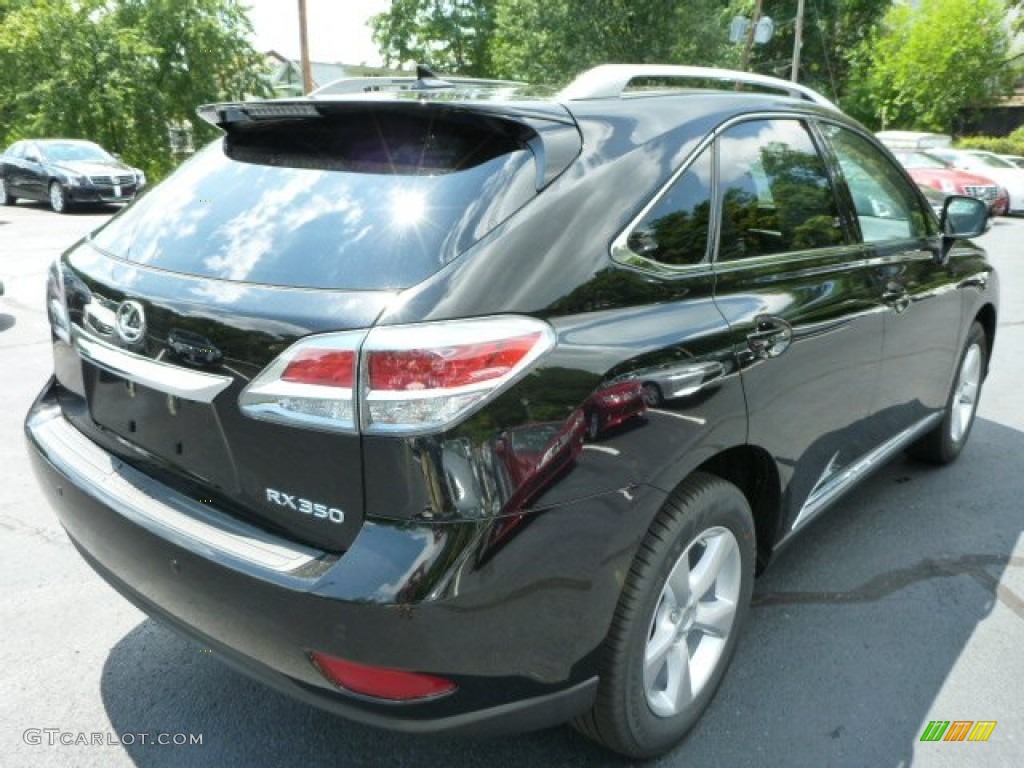 2013 RX 350 AWD - Stargazer Black / Black/Ebony Birds Eye Maple photo #4