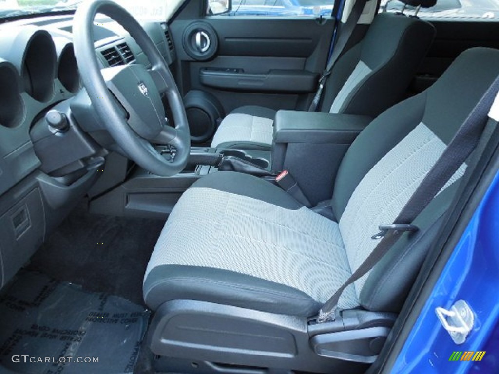 2008 Nitro SXT - Electric Blue Pearl / Dark Slate Gray/Light Slate Gray photo #4