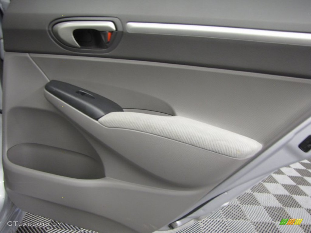 2010 Civic EX Sedan - Alabaster Silver Metallic / Gray photo #13