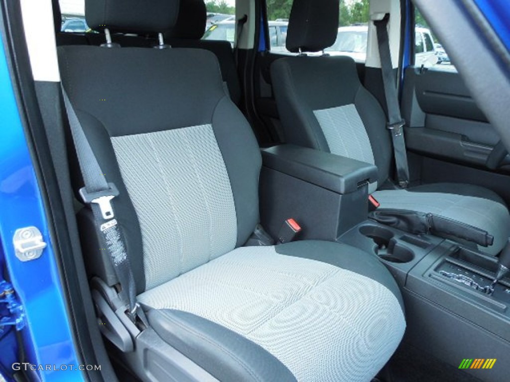 2008 Nitro SXT - Electric Blue Pearl / Dark Slate Gray/Light Slate Gray photo #13