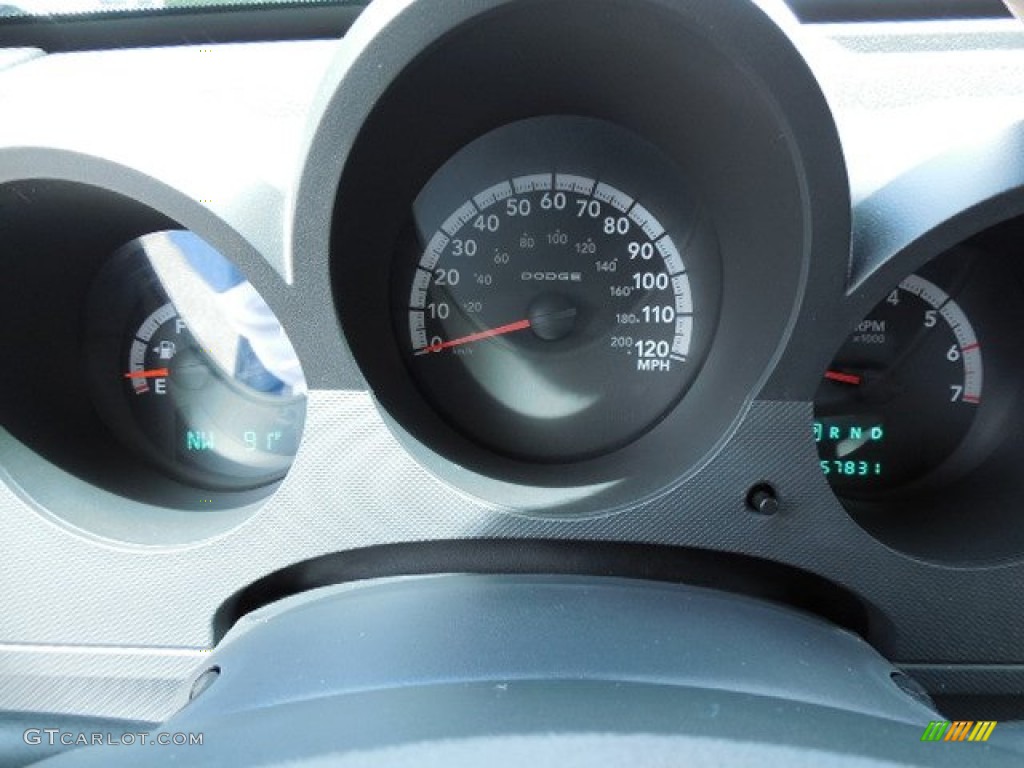 2008 Nitro SXT - Electric Blue Pearl / Dark Slate Gray/Light Slate Gray photo #19