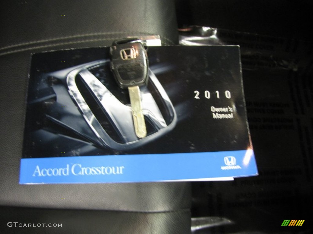 2010 Accord Crosstour EX-L 4WD - Crystal Black Pearl / Black photo #29