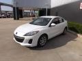 2013 Crystal White Pearl Mica Mazda MAZDA3 i SV 4 Door  photo #2