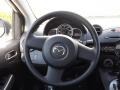 2013 Mazda MAZDA2 Black Interior Steering Wheel Photo