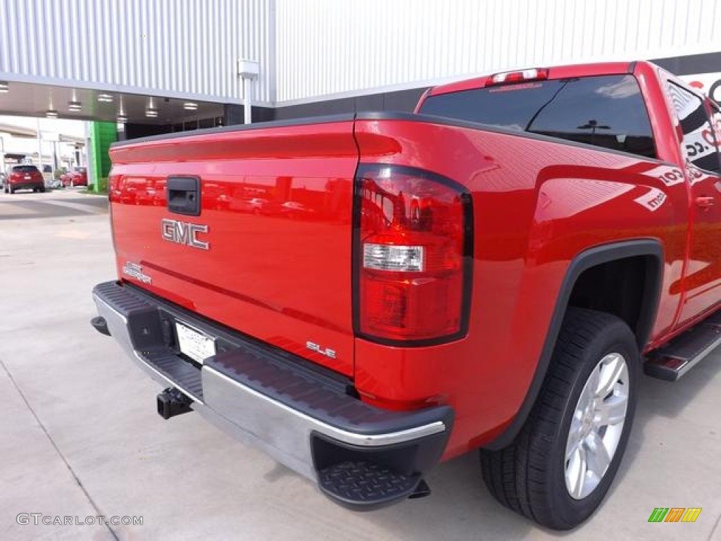 2014 Sierra 1500 SLE Crew Cab - Fire Red / Jet Black photo #14