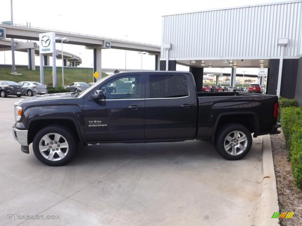 2014 Sierra 1500 SLE Crew Cab - Iridium Metallic / Jet Black photo #6