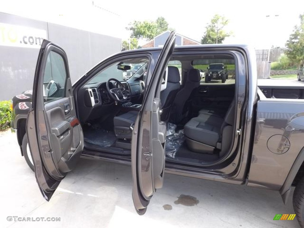 2014 Sierra 1500 SLE Crew Cab - Iridium Metallic / Jet Black photo #10