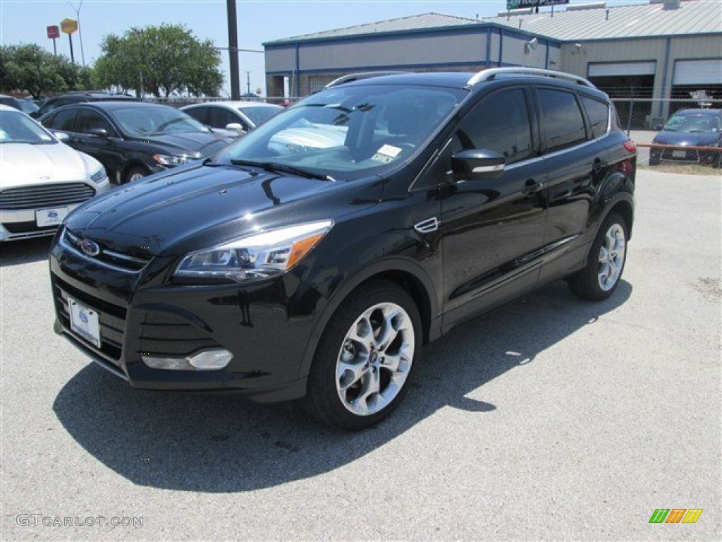 2014 Escape Titanium 2.0L EcoBoost - Tuxedo Black / Charcoal Black photo #1