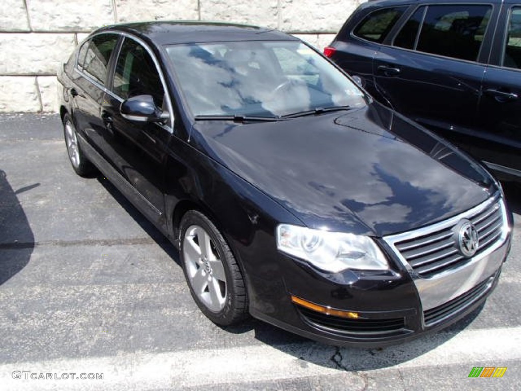 Deep Black 2008 Volkswagen Passat Komfort Sedan Exterior Photo #84195287