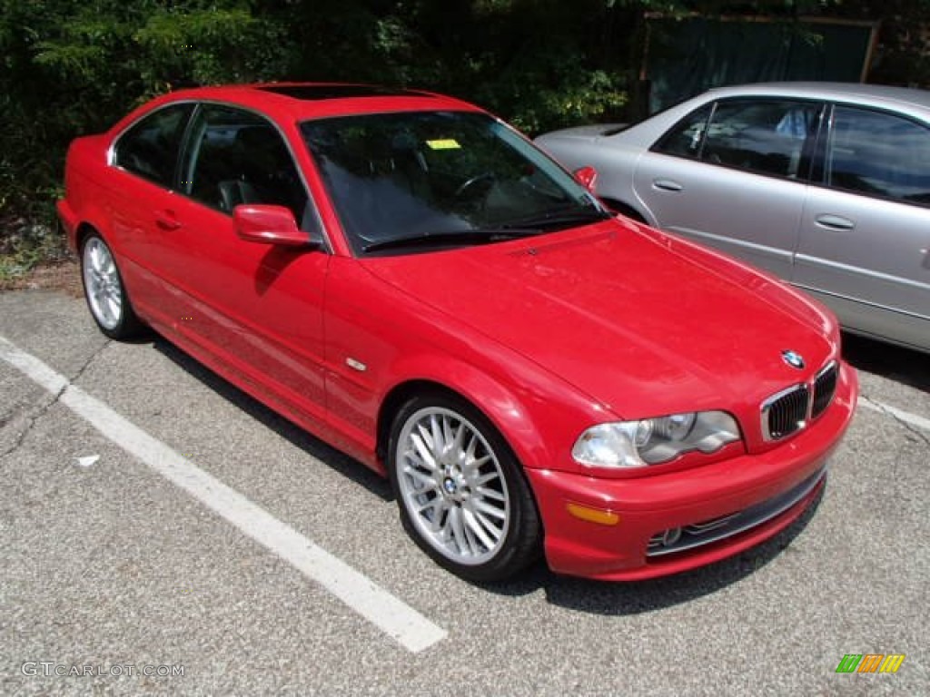Electric Red 2002 BMW 3 Series 330i Coupe Exterior Photo #84195434