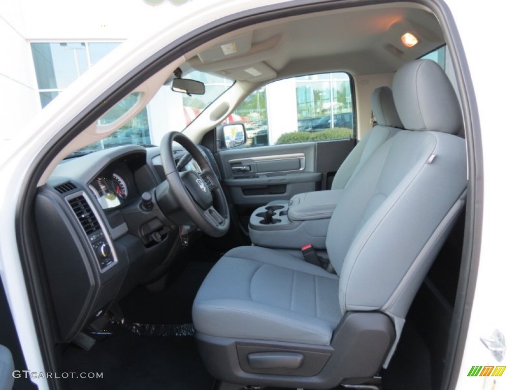 Black/Diesel Gray Interior 2013 Ram 1500 Tradesman Regular Cab Photo #84195764