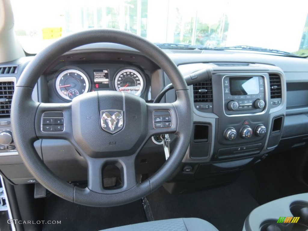 2013 Ram 1500 Tradesman Regular Cab Black/Diesel Gray Dashboard Photo #84195893