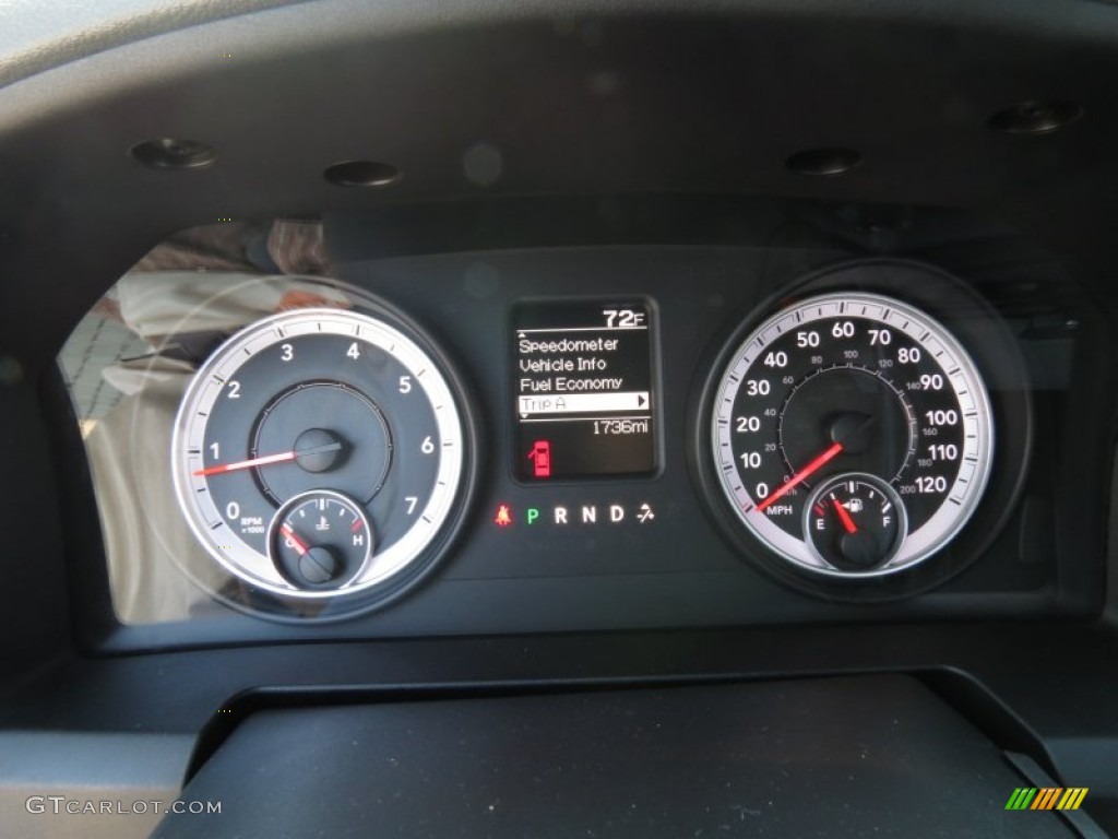 2013 Ram 1500 Tradesman Regular Cab Gauges Photo #84196121