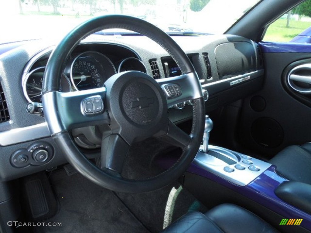 2004 Chevrolet SSR Standard SSR Model Ebony Steering Wheel Photo #84196247