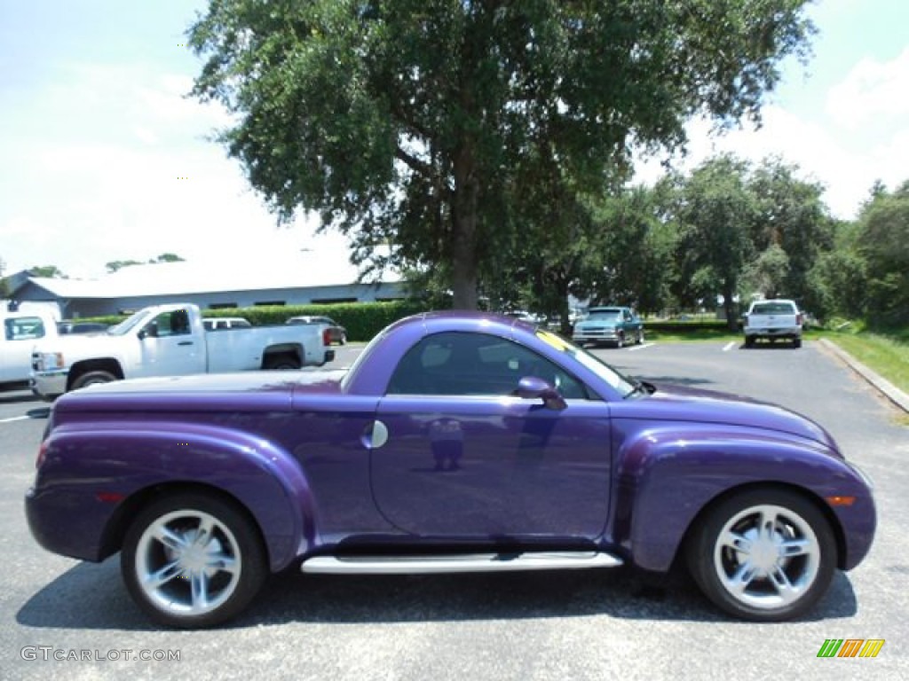 Ultra Violet Blue Metallic 2004 Chevrolet SSR Standard SSR Model Exterior Photo #84196319