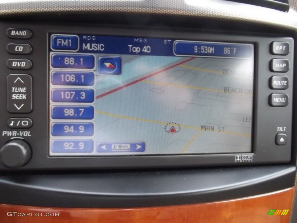 2007 Cadillac XLR Roadster Navigation Photos