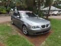 2005 Silver Grey Metallic BMW 5 Series 545i Sedan  photo #8