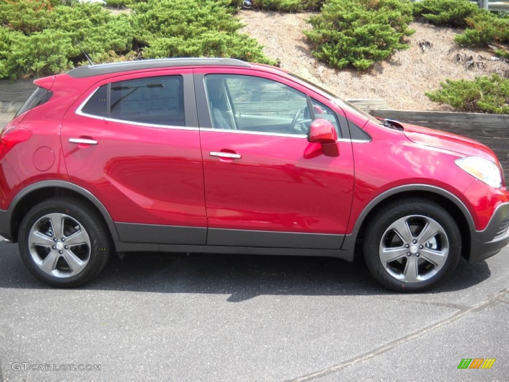 Ruby Red Metallic 2013 Buick Encore Standard Encore Model Exterior Photo #84197756